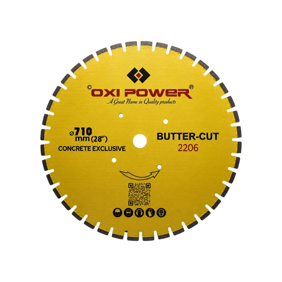 SILVER BRAZED CONCRETE CUTTING BLADE 28 Inch