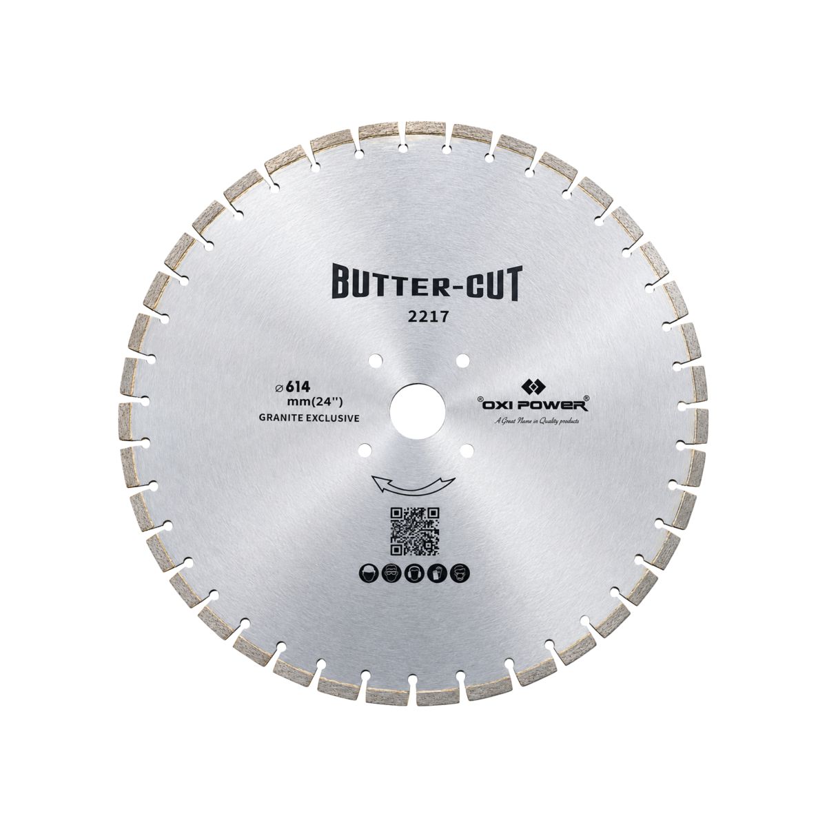 SILVER BRAZED GRANITE CUTTING BLADE 24 Inch