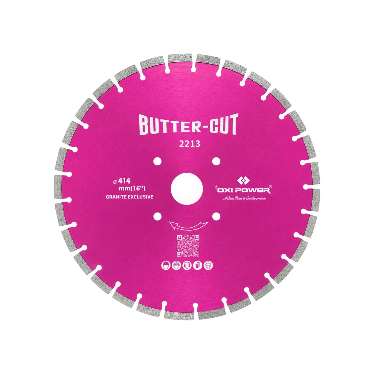 SILVER BRAZED GRANITE CUTTING BLADE 16 Inch