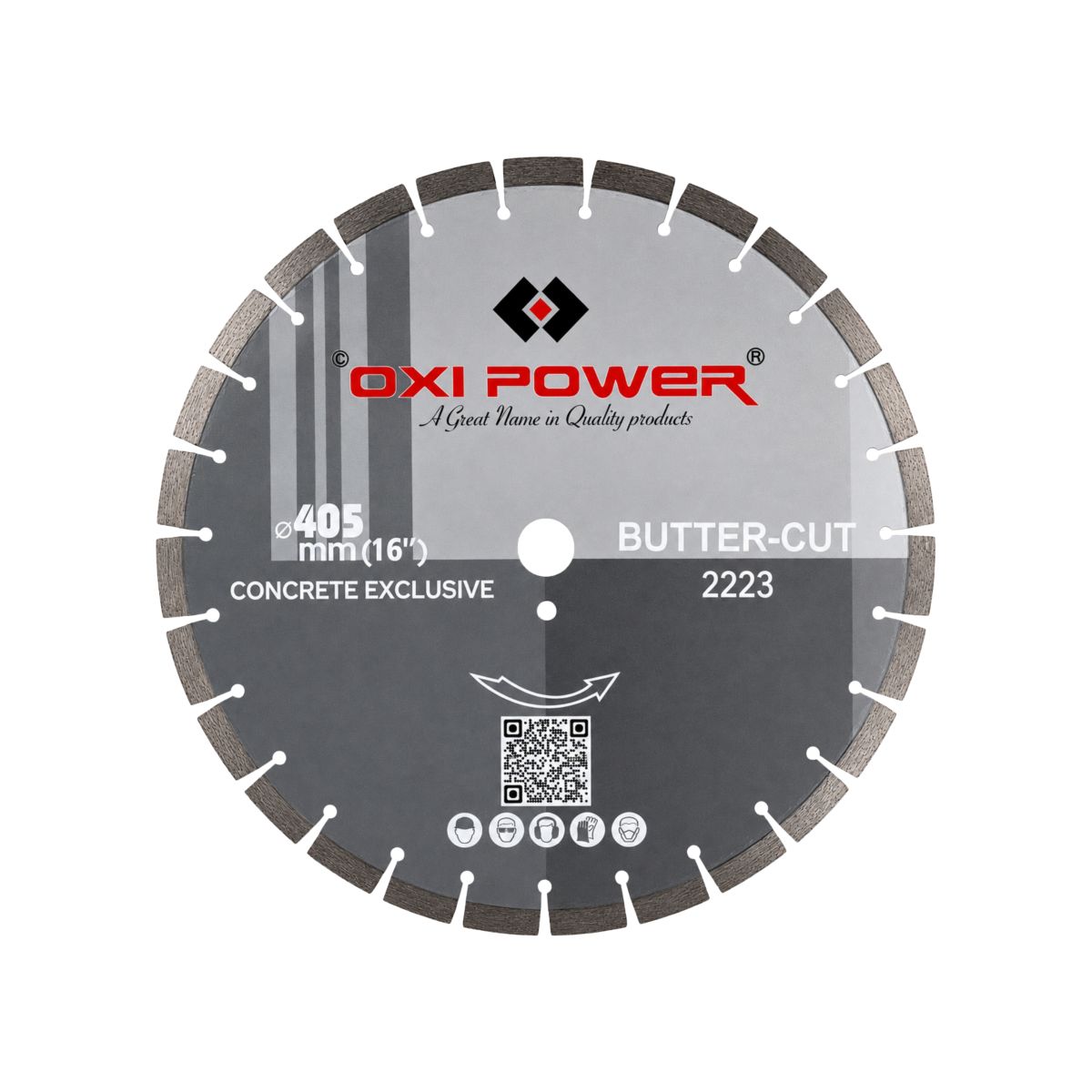 SILVER BRAZED CONCRETE CUTTING BLADE 16 Inch